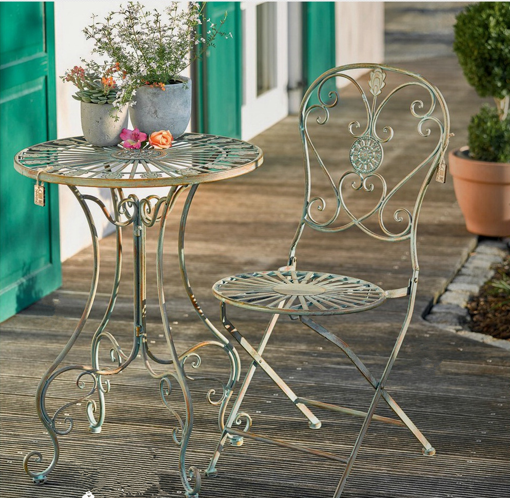 Okrągłe krzesła do stołu w sty – Outdoor Furniture Green recenzja i cena