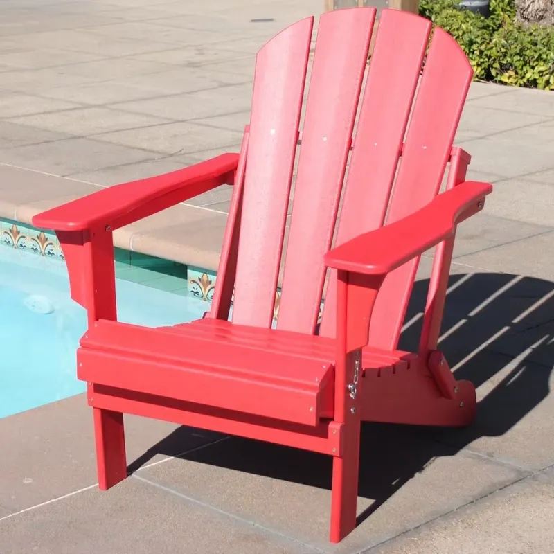 Plastikowe, składane krzesło A – Outdoor Furniture Recycled Plastic recenzja i cena