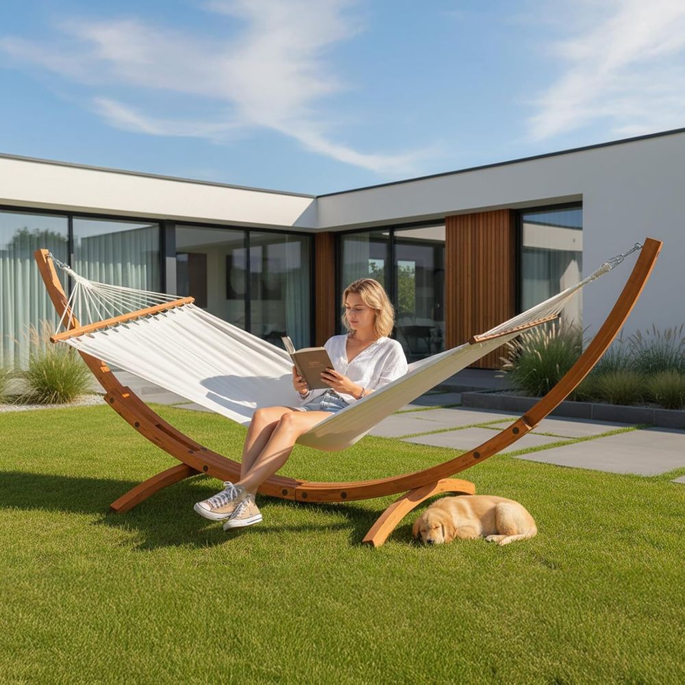 Zestaw hamaka podwójnego ze st – Hammock With Stand recenzja i cena