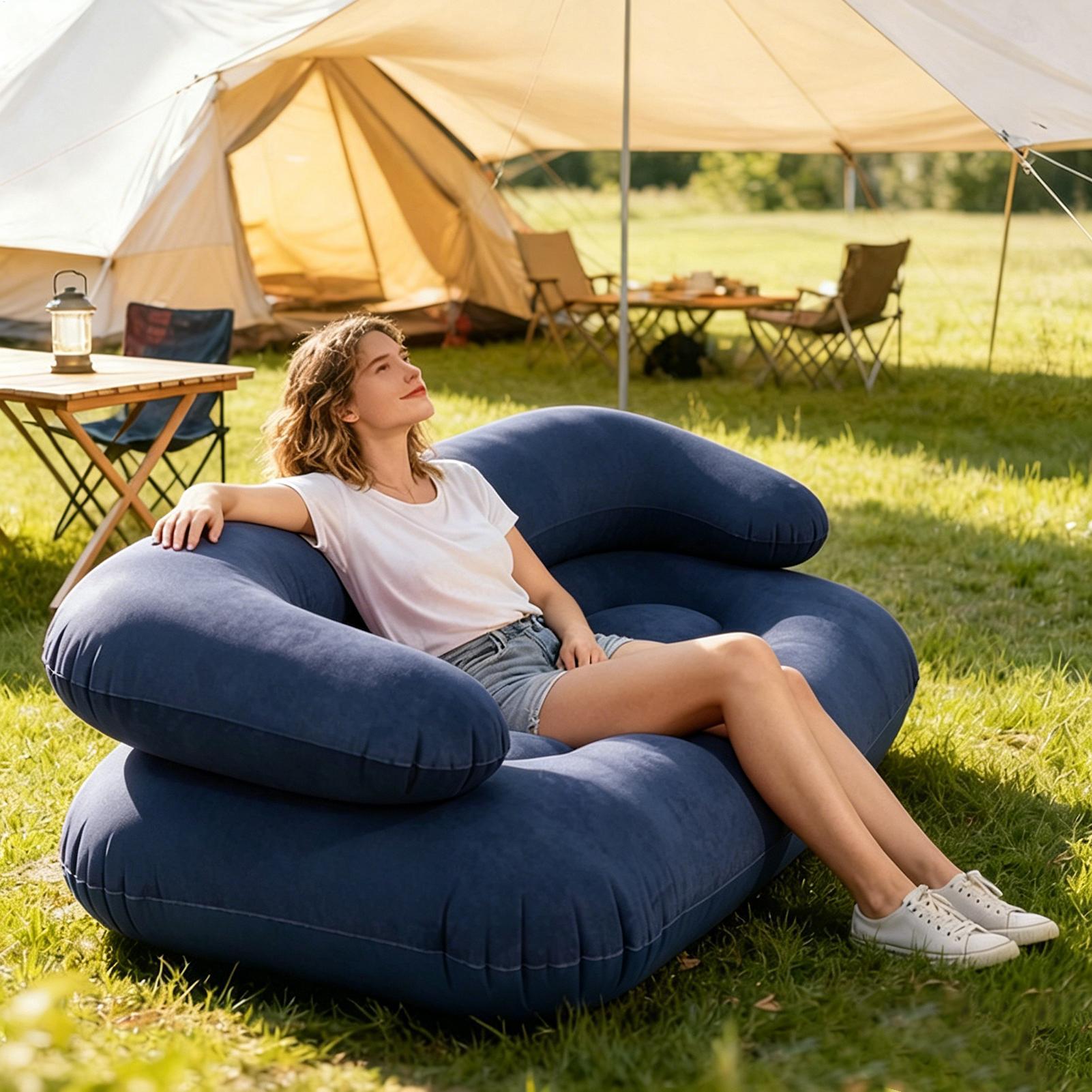 Dwuosobowa dmuchana sofa, wytr – Outdoor Furniture European recenzja i cena
