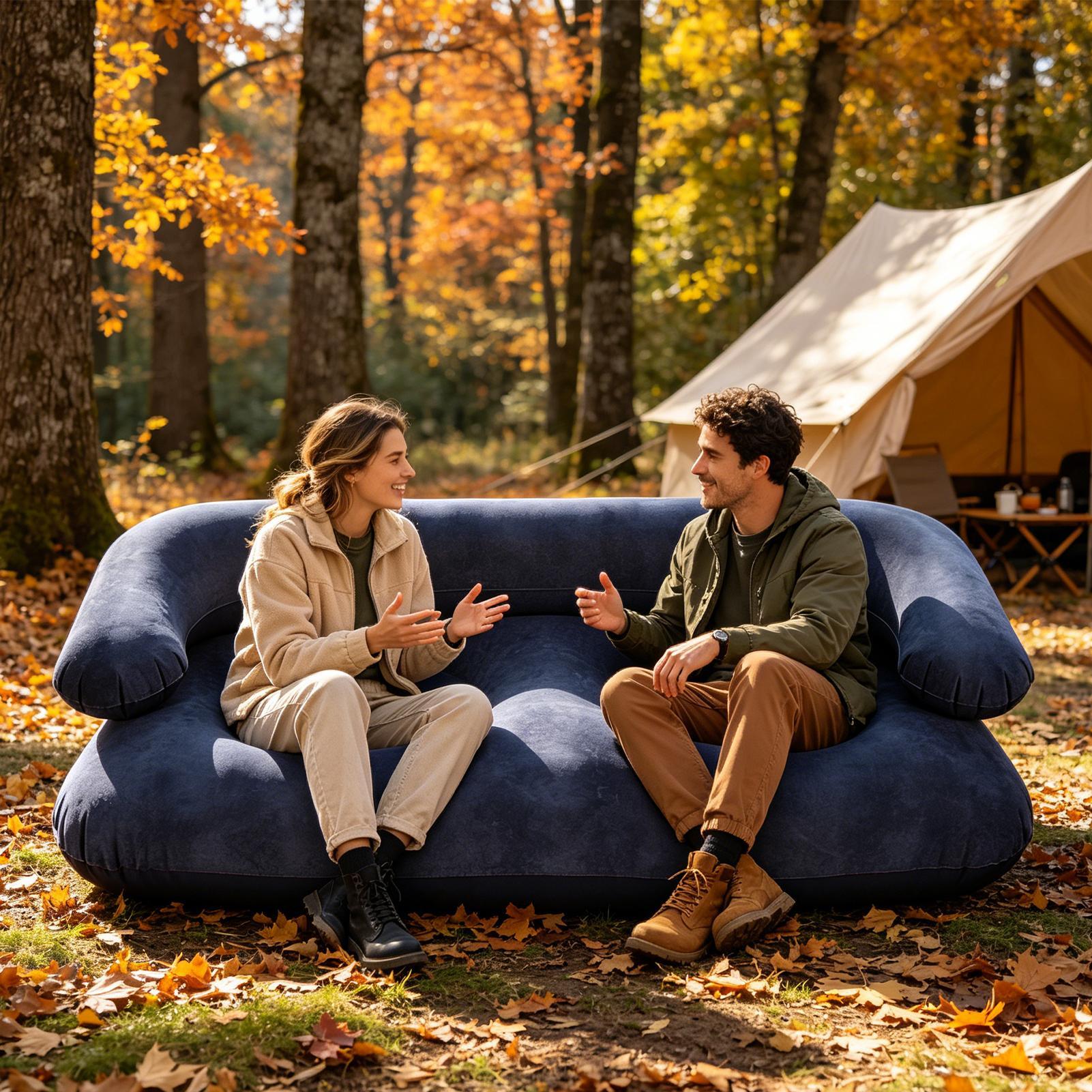 Dwuosobowa dmuchana sofa, wytr – Outdoor Furniture European recenzja i cena