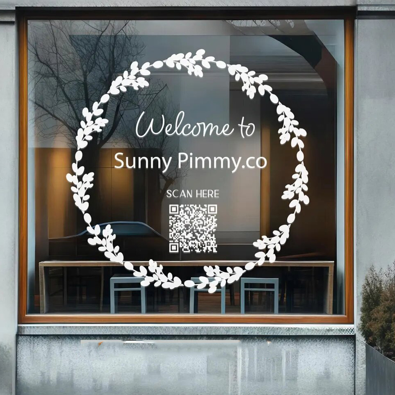 Naklejka w kształcie wieńca z  – Outdoor Furniture In Store recenzja i cena