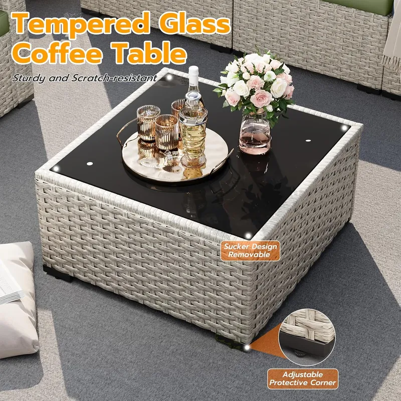 Zestaw mebli ogrodowych na pat – Outdoor Furniture Green recenzja i cena