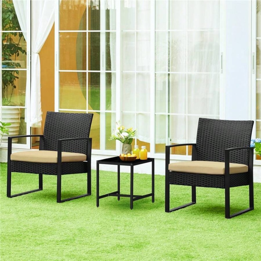 3-częściowy zestaw mebli ogrod – Outdoor Furniture Balcony recenzja i cena