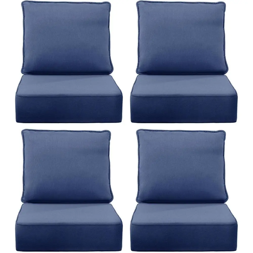 6 Grubych Poduszek na Krzesła  – Outdoor Furniture Cushions 24 X 24 recenzja i cena