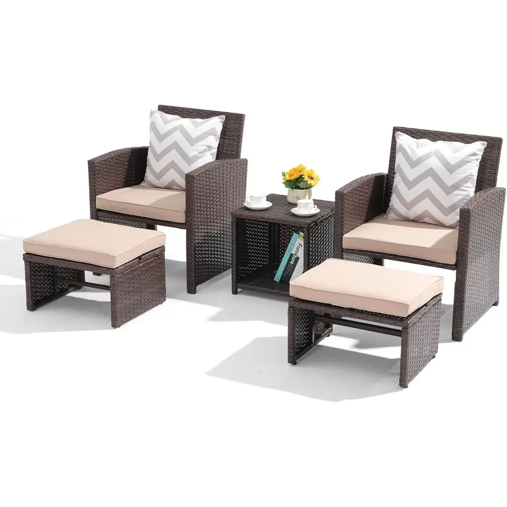 5-częściowy zestaw mebli ogrod – Outdoor Furniture Balcony recenzja i cena
