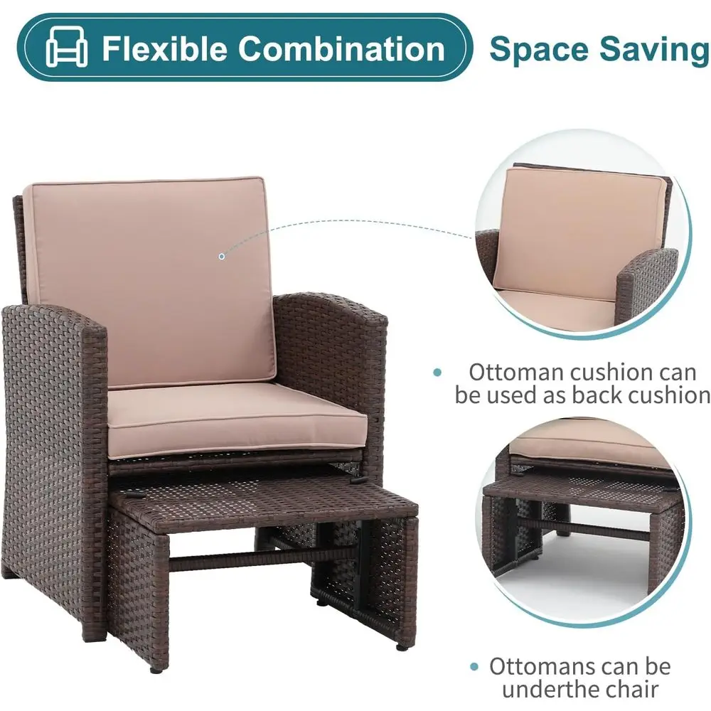 5-częściowy zestaw mebli ogrod – Outdoor Furniture Balcony recenzja i cena
