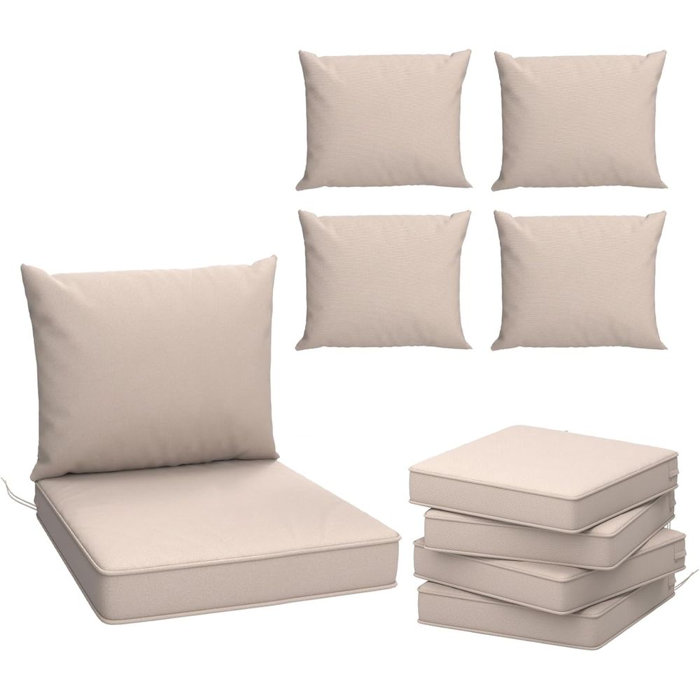 Zestaw 4 poduszek na krzesła o – Outdoor Furniture Cushions 24 X 24 recenzja i cena