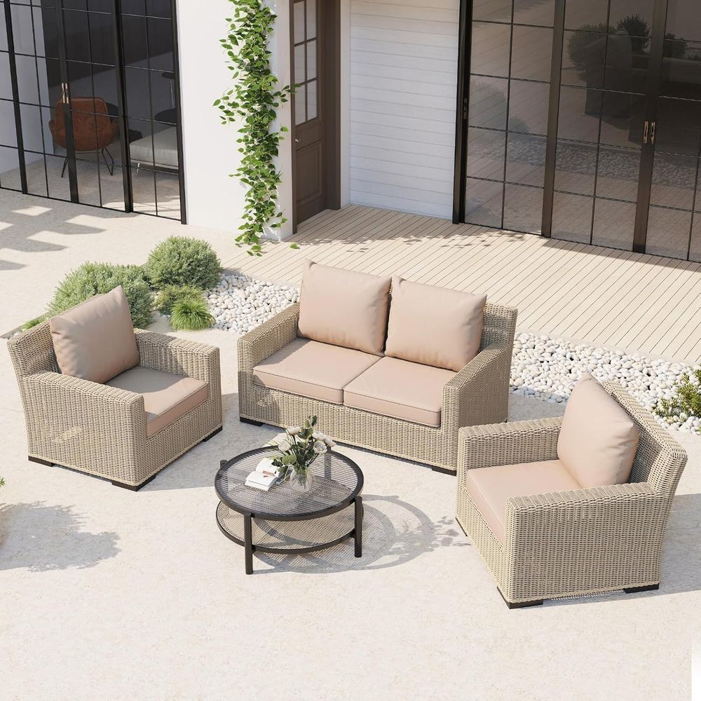 Zestaw 4 poduszek na krzesła o – Outdoor Furniture Cushions 24 X 24 recenzja i cena