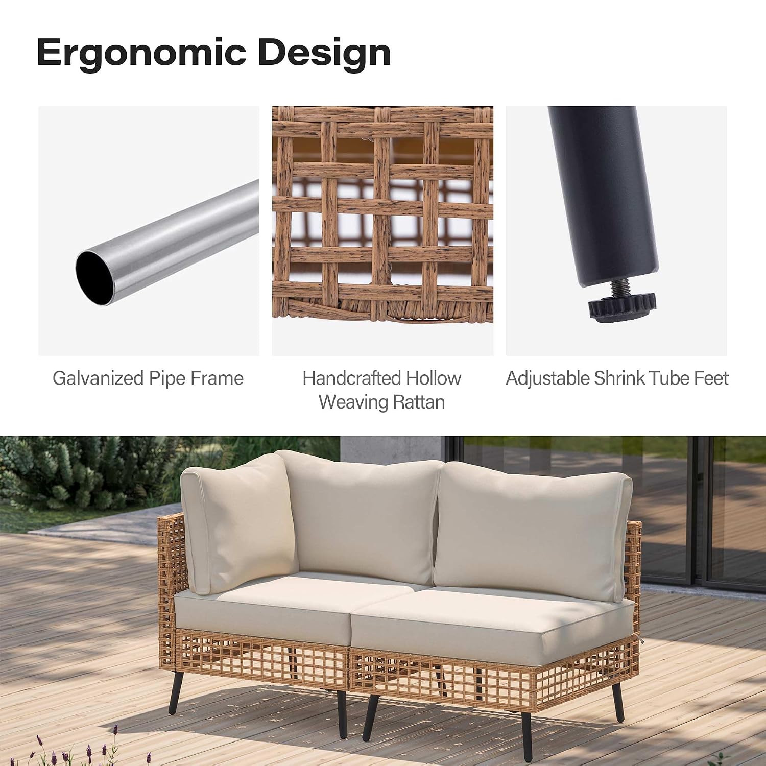 Zestaw mebli ogrodowych z wikl – Outdoor Furniture Balcony recenzja i cena