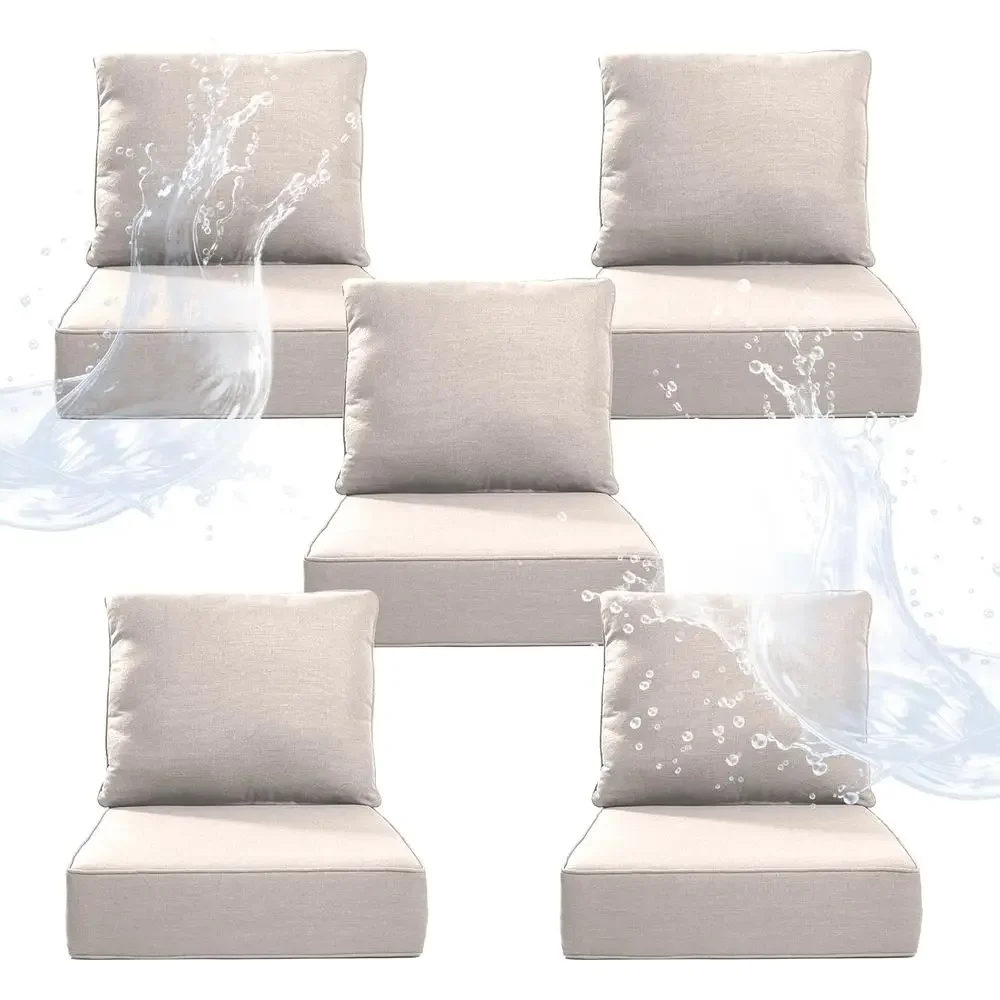 6 Grubych Poduszek na Krzesła  – Outdoor Furniture Cushions 24 X 24 recenzja i cena